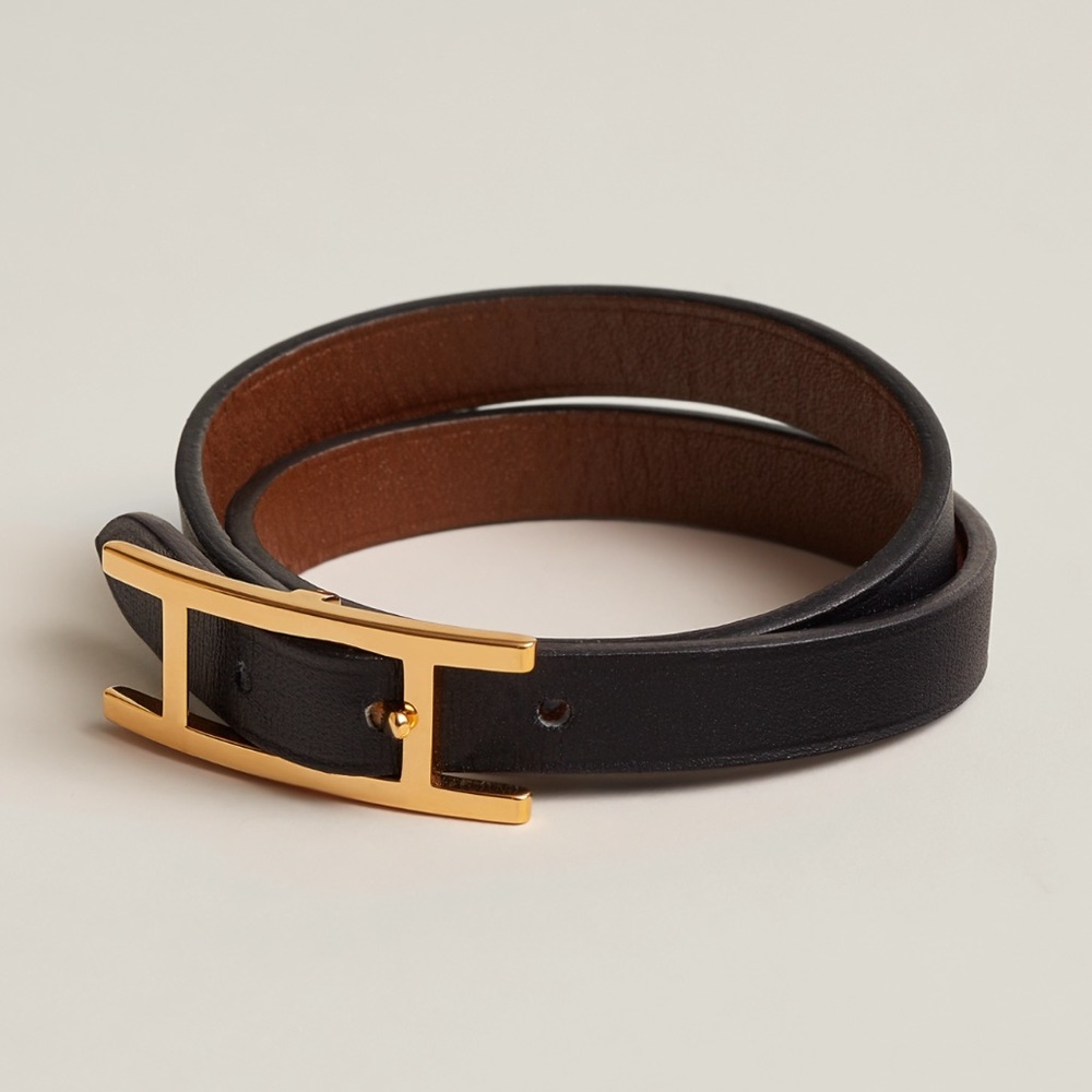 Hermes Behapi Double Tour bracelet